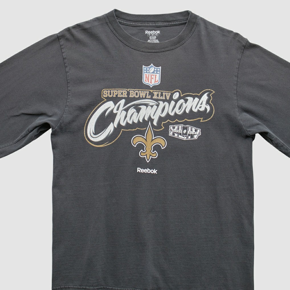 New Orleans Saints Reebok 2010 T-Shirt - Black Vintage discount