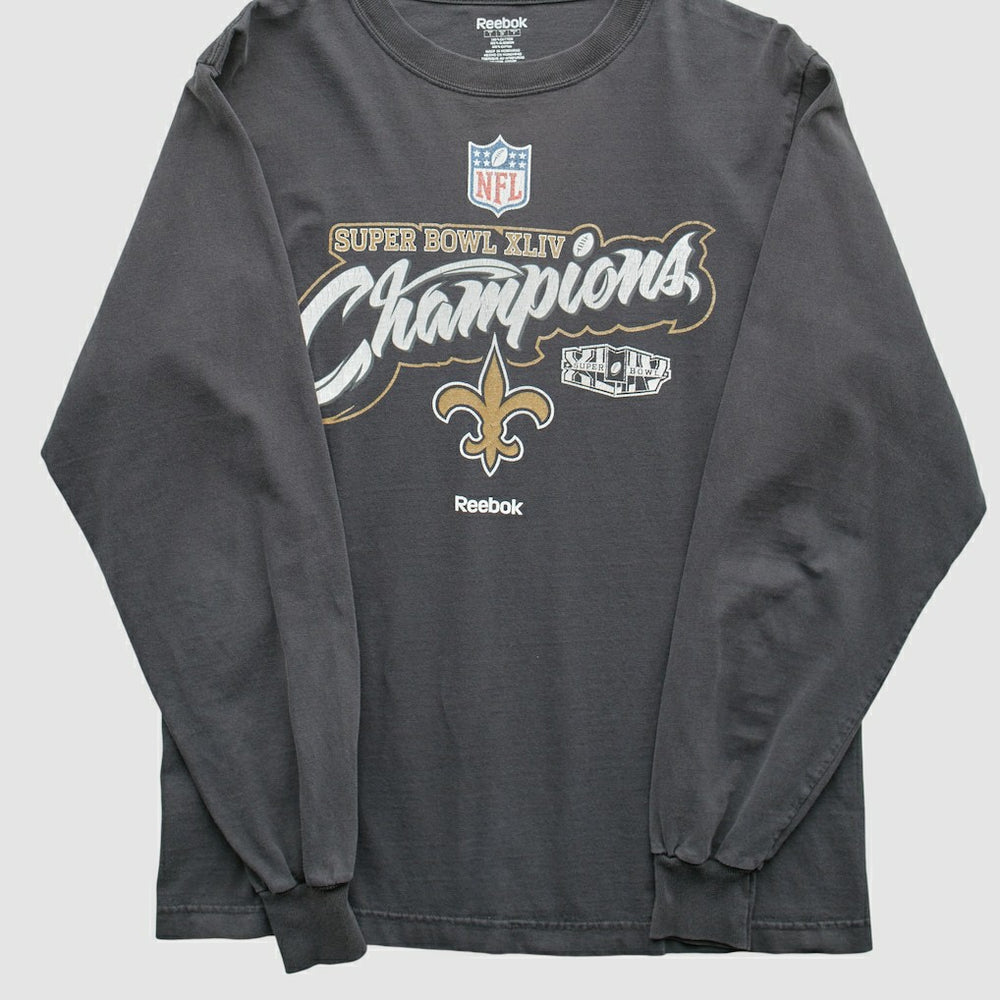 New Orleans Saints Reebok 2010 T-Shirt - Black Vintage discount