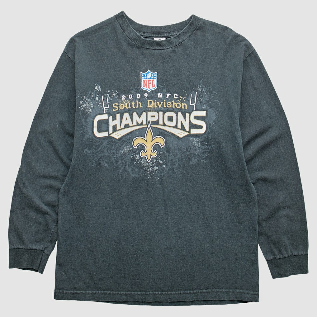 New Orleans Saints 2009 T-Shirt - Black Vintage for sale