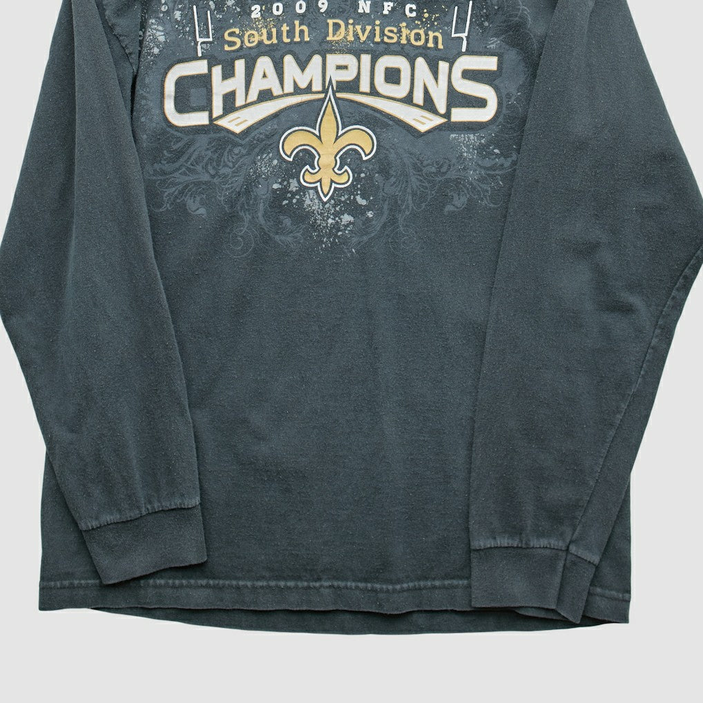 New Orleans Saints 2009 T-Shirt - Black Vintage for sale
