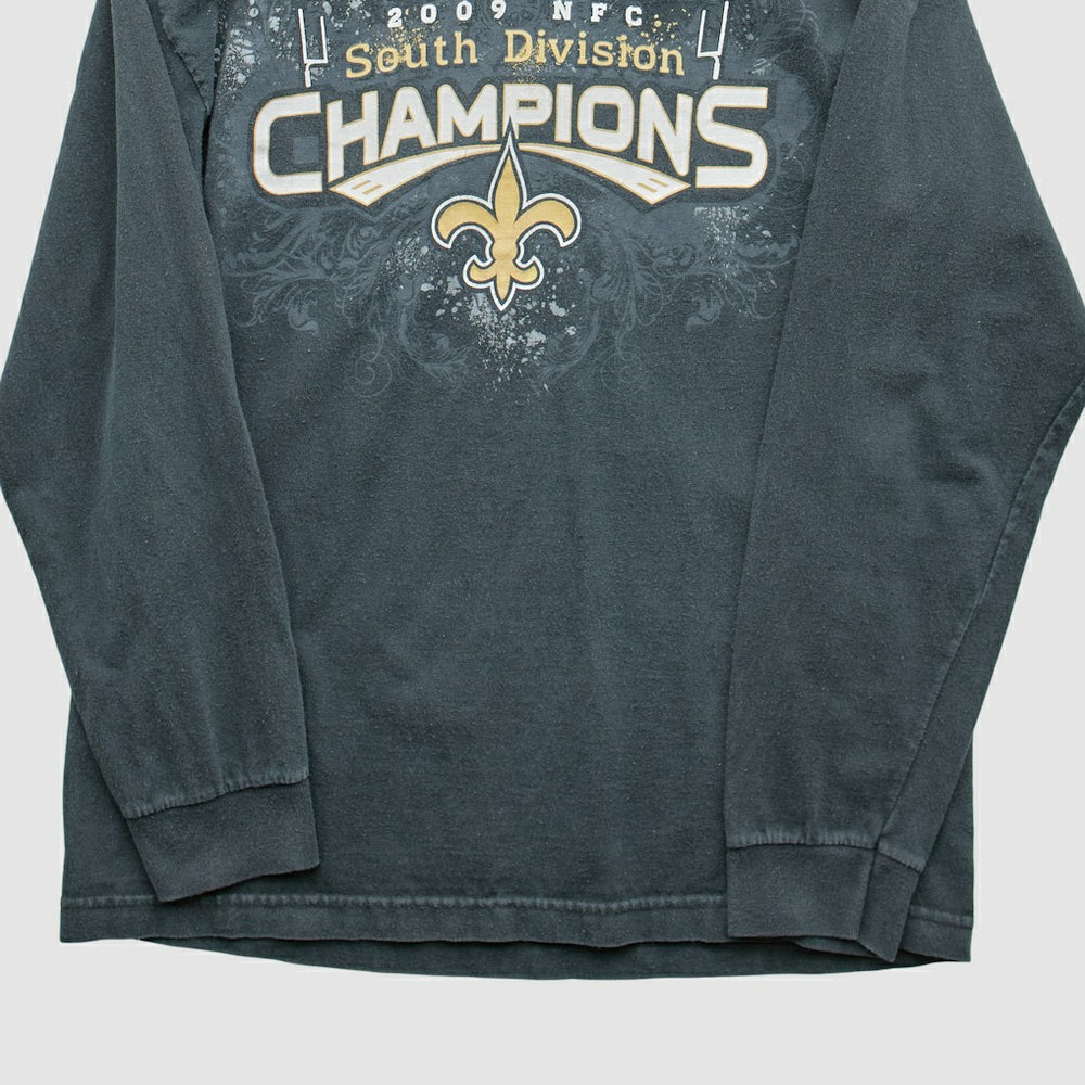 New Orleans Saints 2009 T-Shirt - Black Vintage for sale