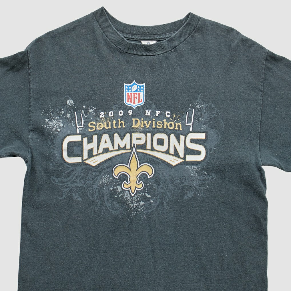 New Orleans Saints 2009 T-Shirt - Black Vintage for sale