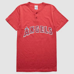 Los Angeles Angels Majestic 90s T-Shirt Red Vintage