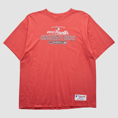 Cincinnati Reds Majestic 2010 T-Shirt Red Vintage