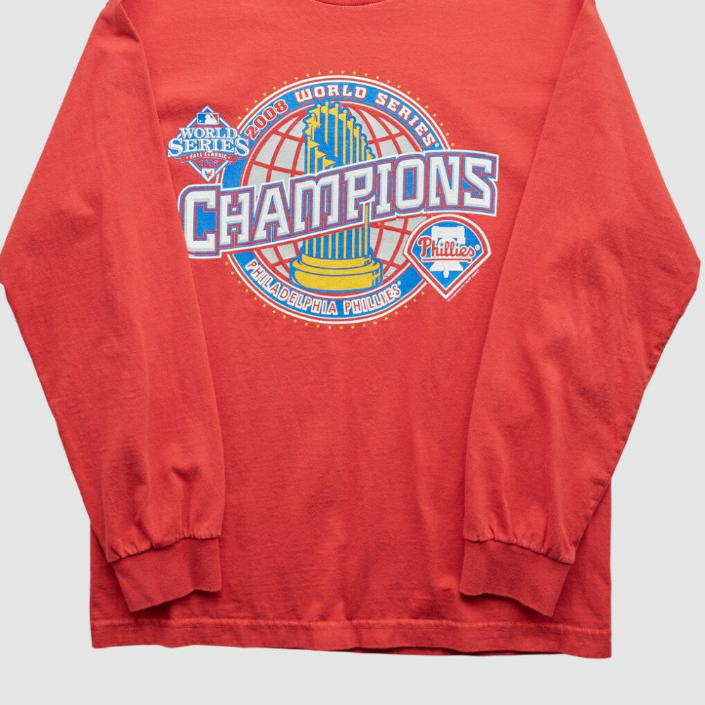 Philadelphia Phillies 2008 T-Shirt Red Vintage