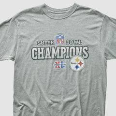 Pittsburgh Steelers 2005 T-Shirt - Gray Vintage on sale