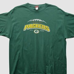 Green Bay Packers NFL 2000s T-Shirt - Green Vintage on sale