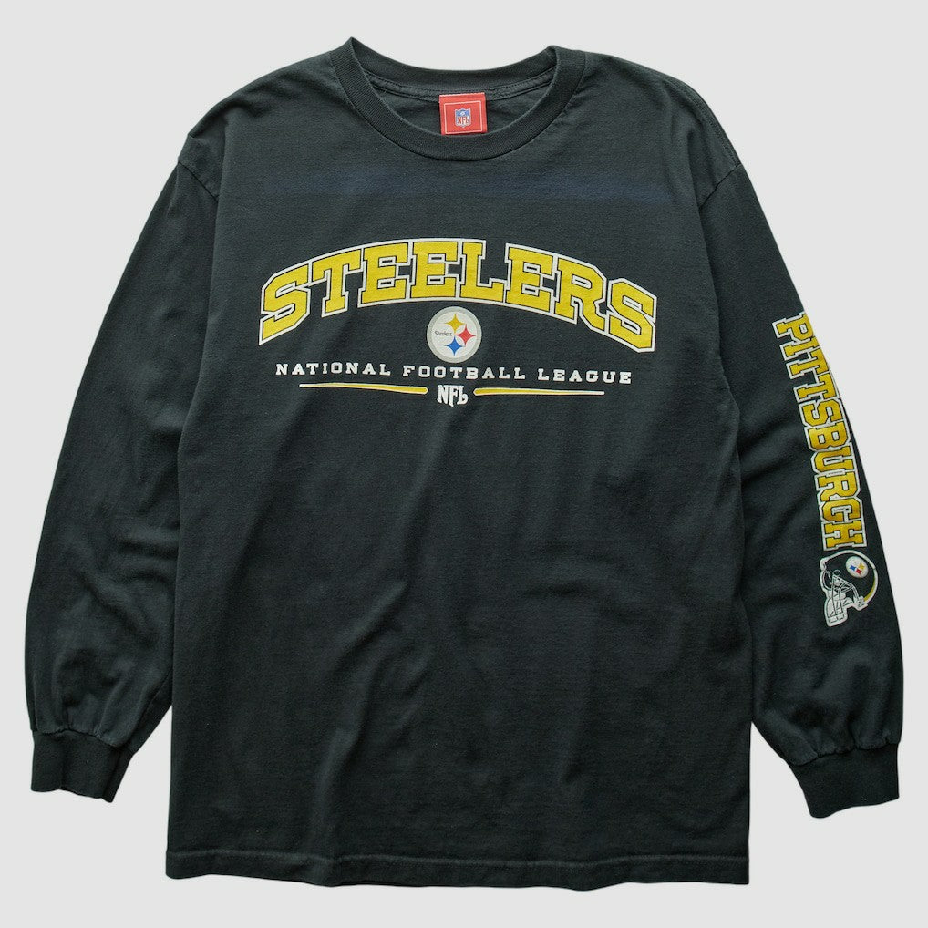 Pittsburgh Steelers NFL 2000s T-Shirt - Black Vintage discount