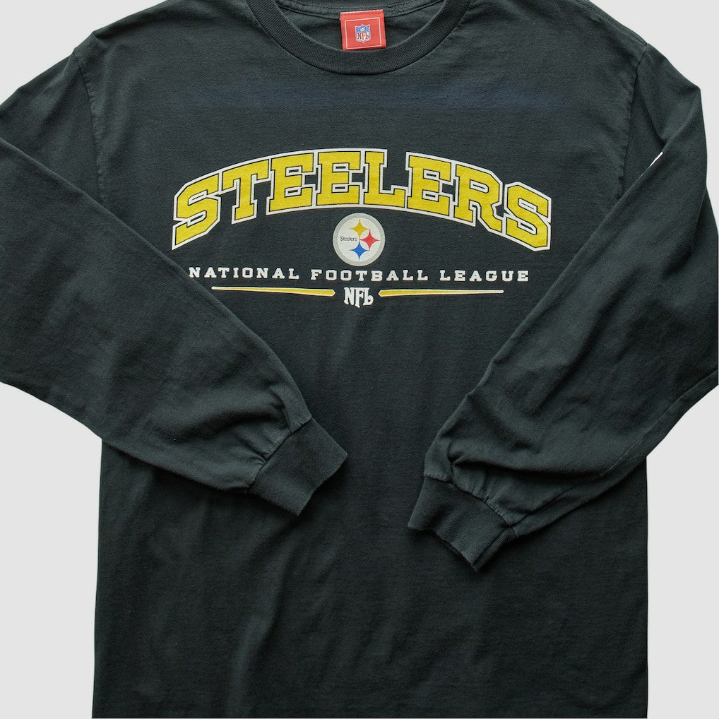 Pittsburgh Steelers NFL 2000s T-Shirt - Black Vintage discount
