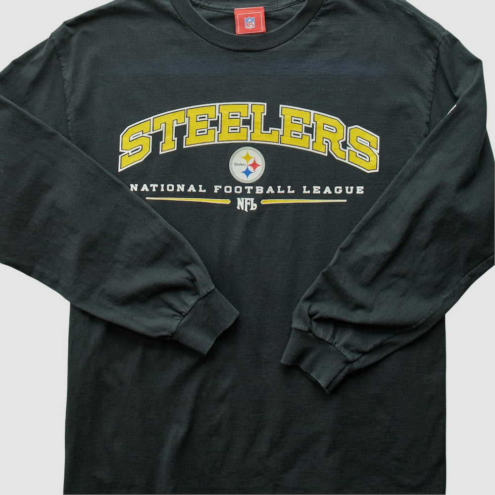 Pittsburgh Steelers NFL 2000s T-Shirt - Black Vintage discount