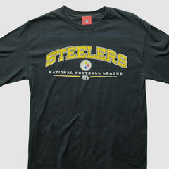 Pittsburgh Steelers NFL 2000s T-Shirt - Black Vintage discount
