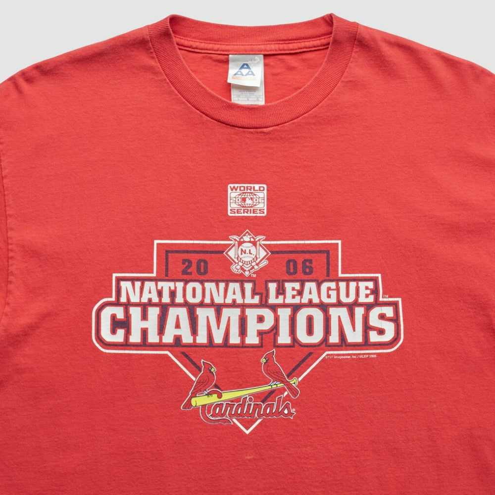 St. Louis Cardinals 2006 T-Shirt Red Vintage
