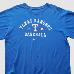 Texas Rangers 2000s T-Shirt Blue Vintage