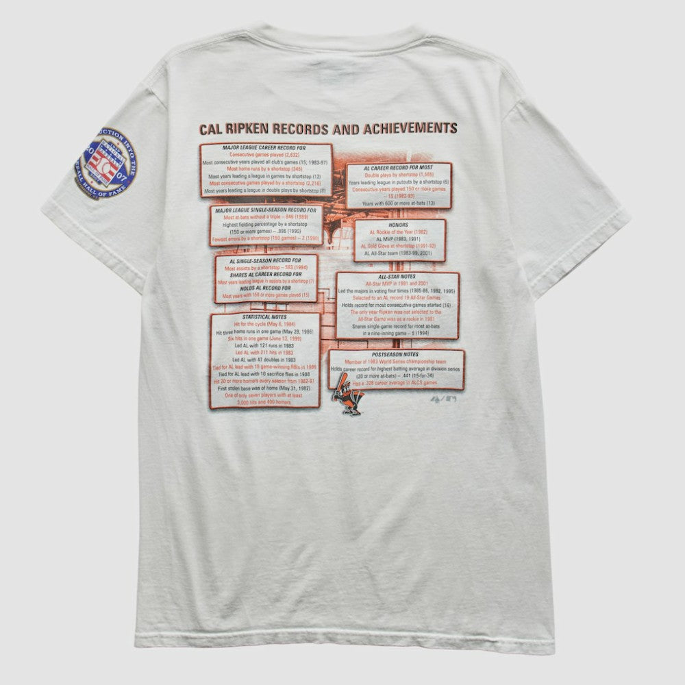 Baltimore Orioles Majestic Cooperstown Collection 2007 T-Shirt White Vintage