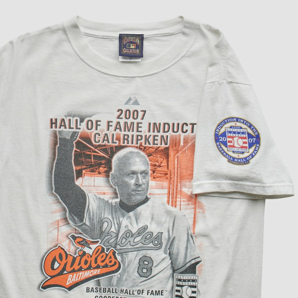 Baltimore Orioles Majestic Cooperstown Collection 2007 T-Shirt White Vintage