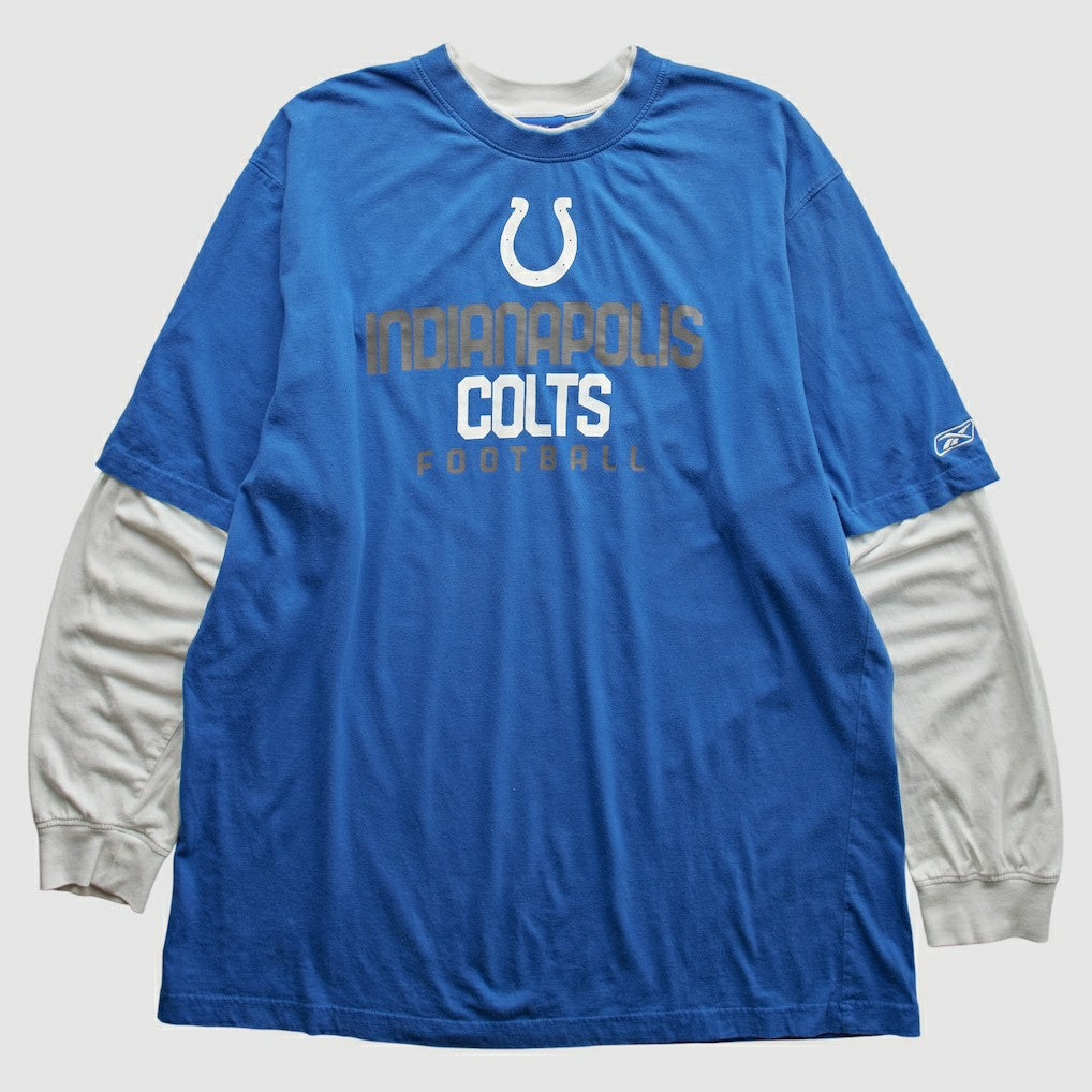 Indianapolis Colts Reebok 2000s T-Shirt - Blue Vintage outlet