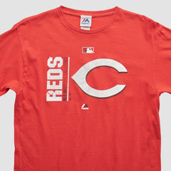 Cincinnati Reds Majestic 2000s T-Shirt Red Vintage