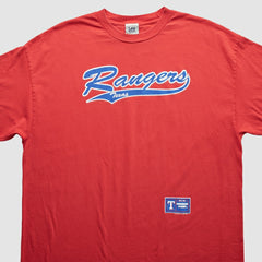 Texas Rangers Lee Apparel 2000s T-Shirt Red Vintage