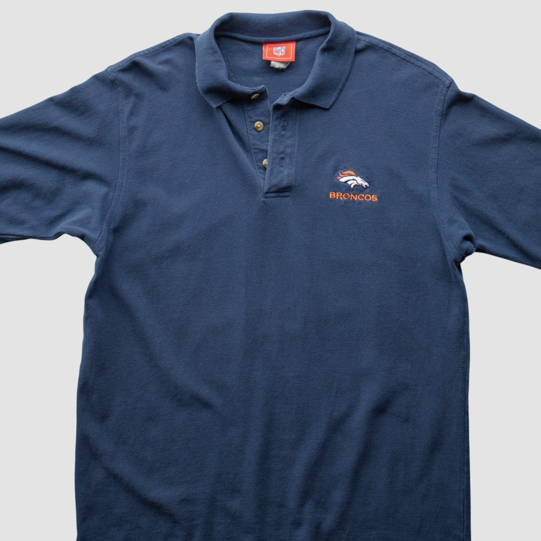 Denver Broncos NFL 2000s Polo - Navy Vintage online