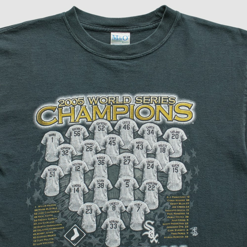 Chicago White Sox 2005 T-Shirt Black Vintage