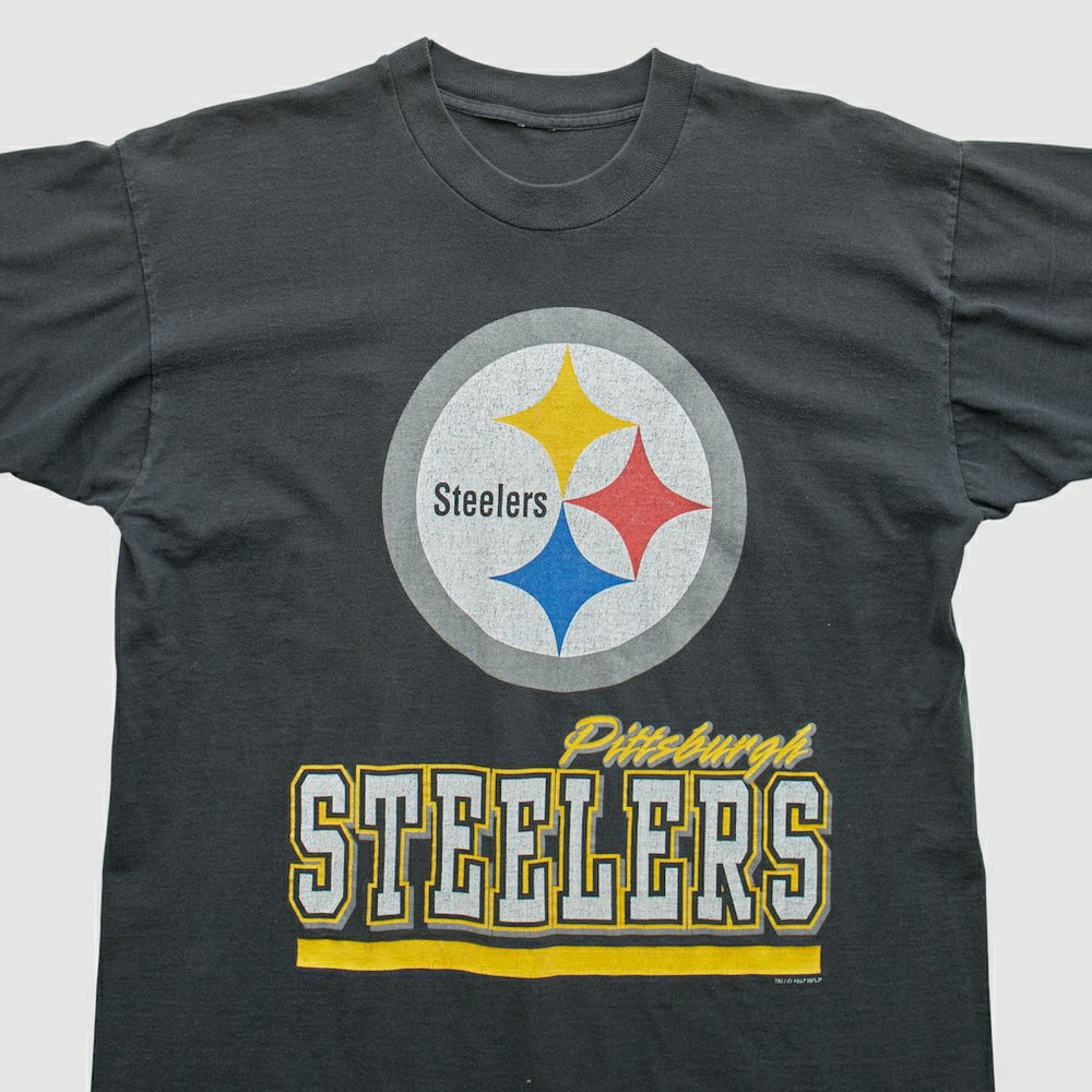 Pittsburgh Steelers 1997 T-Shirt - Black Vintage online