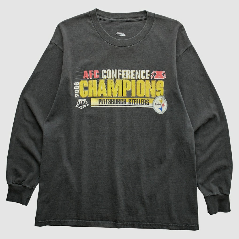 Pittsburgh Steelers 2008 T-Shirt - Black Vintage online