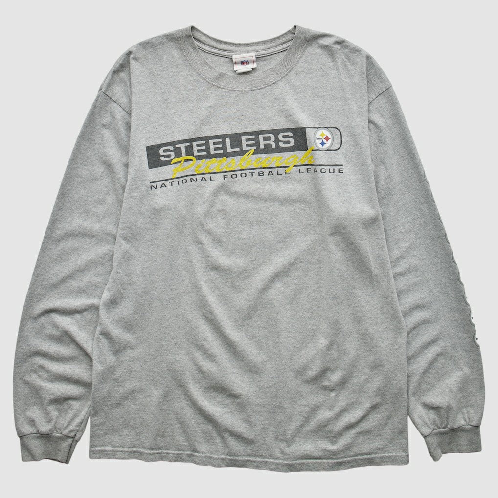 Pittsburgh Steelers 2000s T-Shirt - Gray Vintage sale