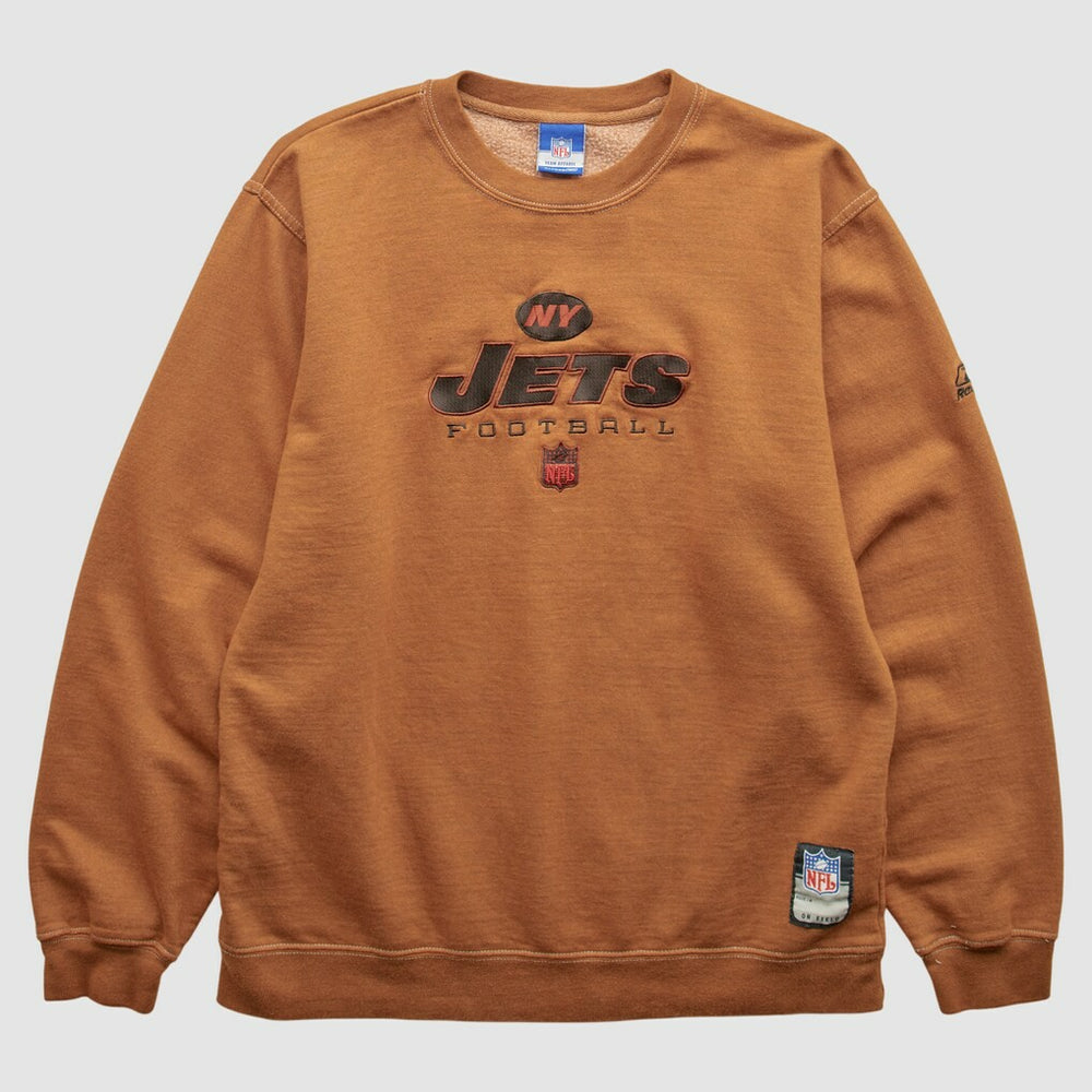 New York Jets Reebok 2000s Pullover Sweatshirt - Brown Vintage outlet