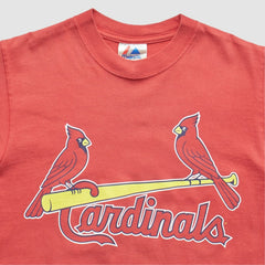St. Louis Cardinals Majestic 2000s T-Shirt Red Vintage