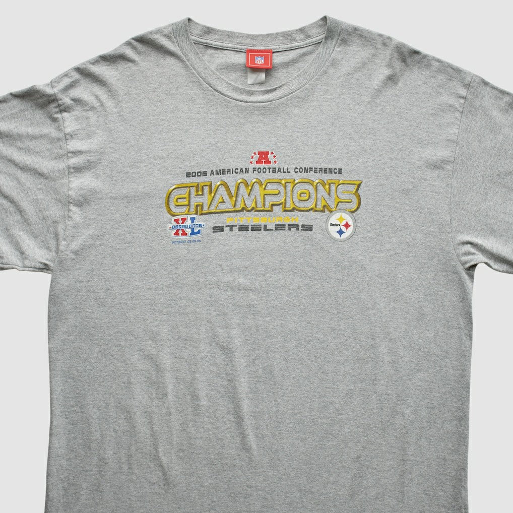 Pittsburgh Steelers NFL 2005 T-Shirt - Gray Vintage online