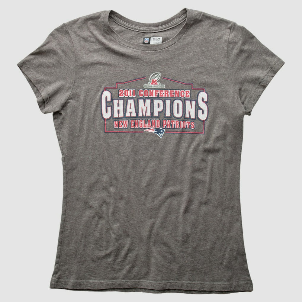 New England Patriots 2011 T-Shirt - Gray Vintage cheap