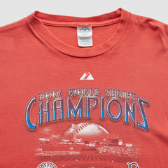 Boston Red Sox 2007 T-Shirt Red Vintage
