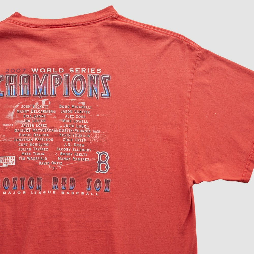 Boston Red Sox 2007 T-Shirt Red Vintage