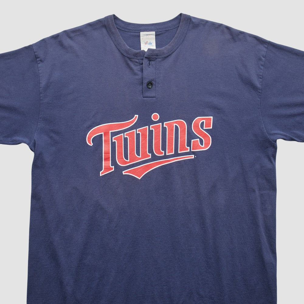 Minnesota Twins Majestic 2000s T-Shirt Navy Vintage