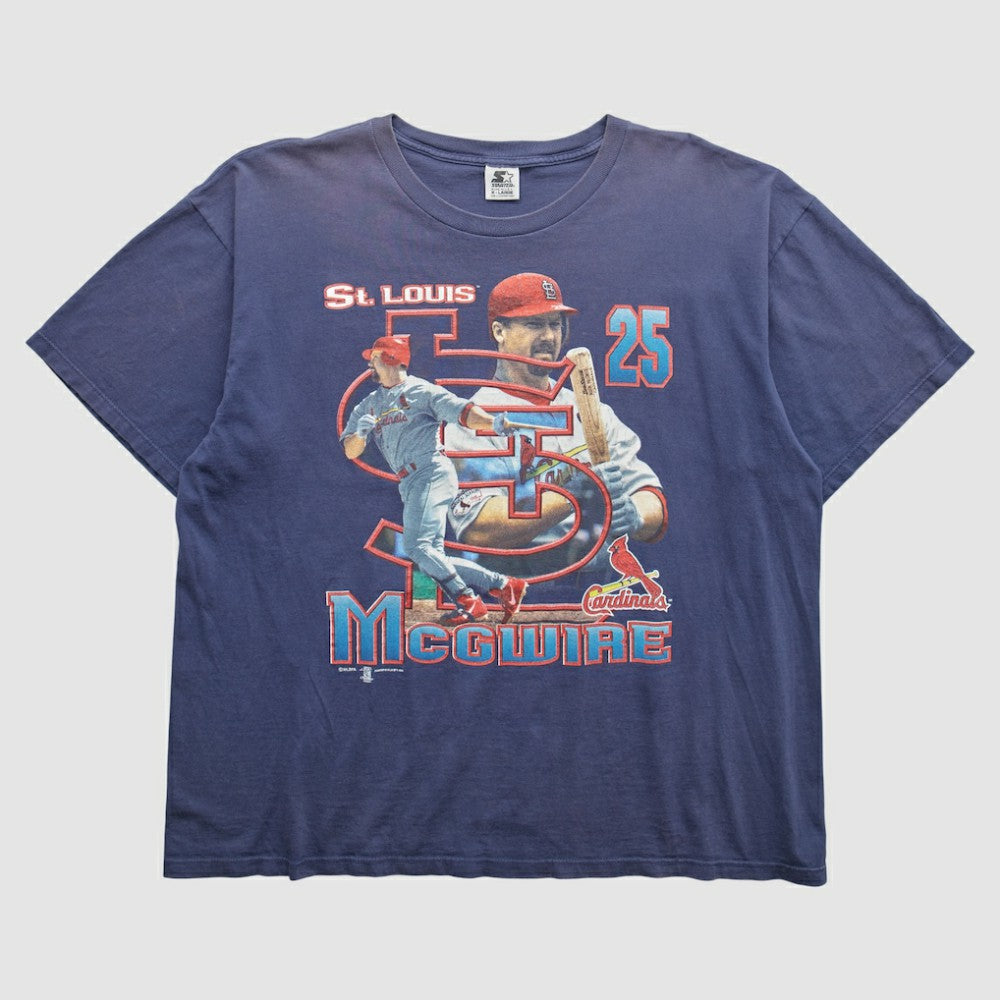St. Louis Cardinals Starter 1996 T-Shirt Navy Vintage
