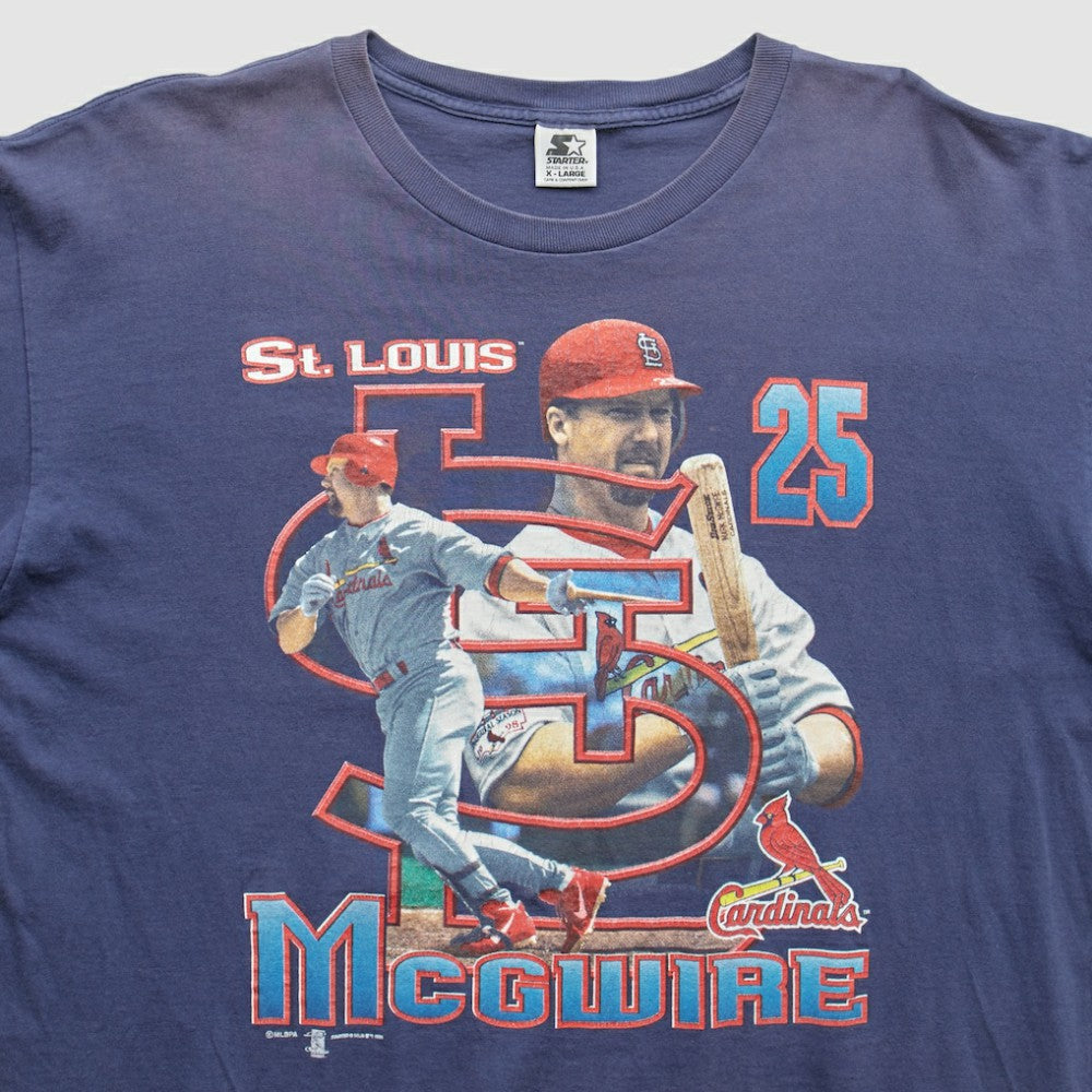 St. Louis Cardinals Starter 1996 T-Shirt Navy Vintage