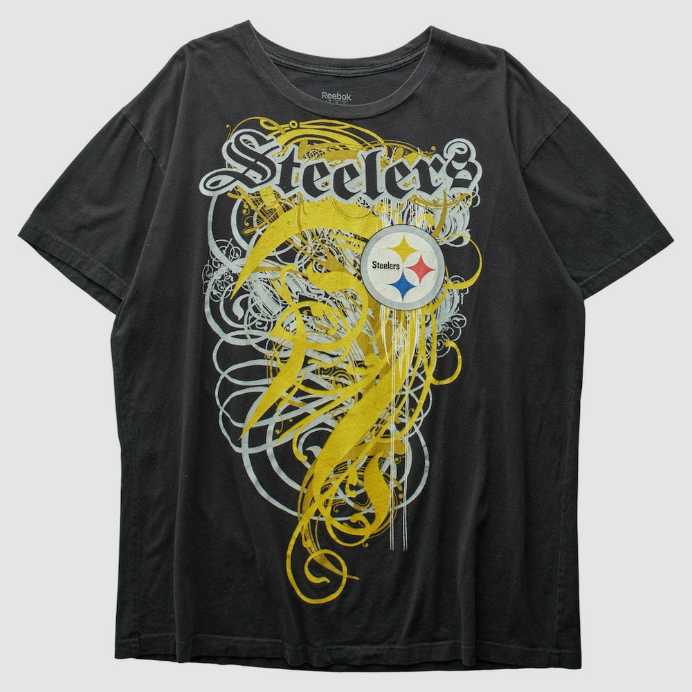 Pittsburgh Steelers Reebok 2000s T-Shirt - Black Vintage online