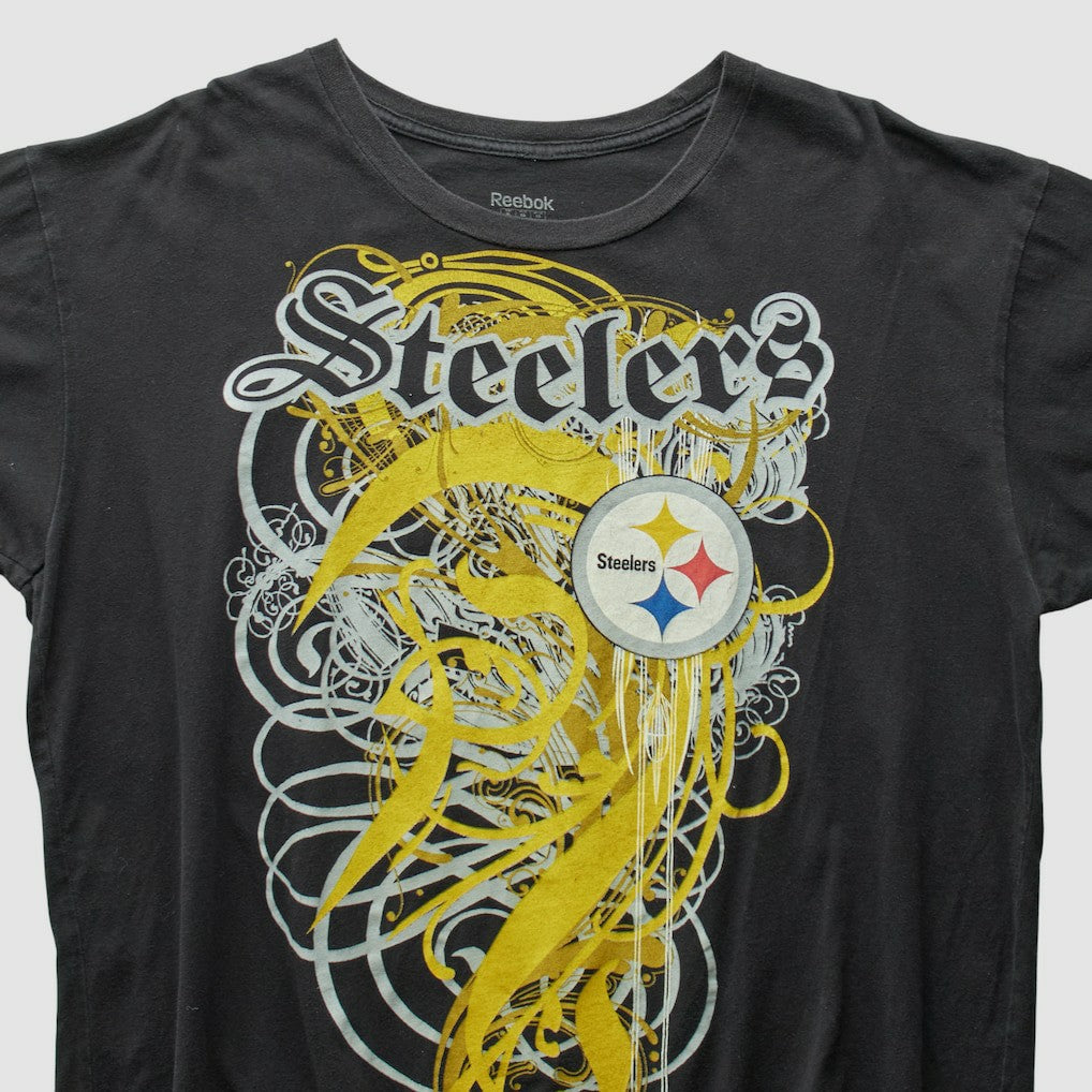 Pittsburgh Steelers Reebok 2000s T-Shirt - Black Vintage online