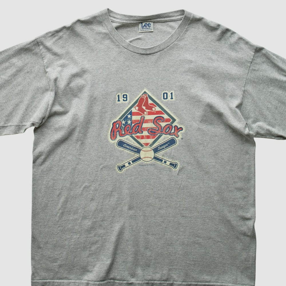 Boston Red Sox Lee Apparel 2004 Long Sleeve T-Shirt Gray Vintage