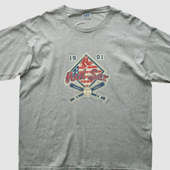 Boston Red Sox Lee Apparel 2004 Long Sleeve T-Shirt Gray Vintage