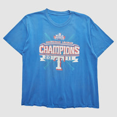 Texas Rangers 2011 T-Shirt Blue Vintage