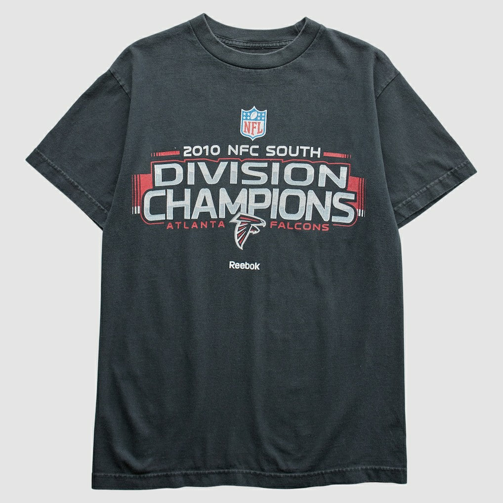 Atlanta Falcons Reebok 2010 T-Shirt - Black Vintage for sale