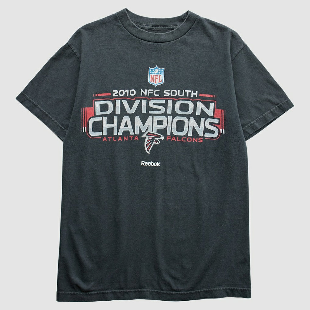 Atlanta Falcons Reebok 2010 T-Shirt - Black Vintage for sale