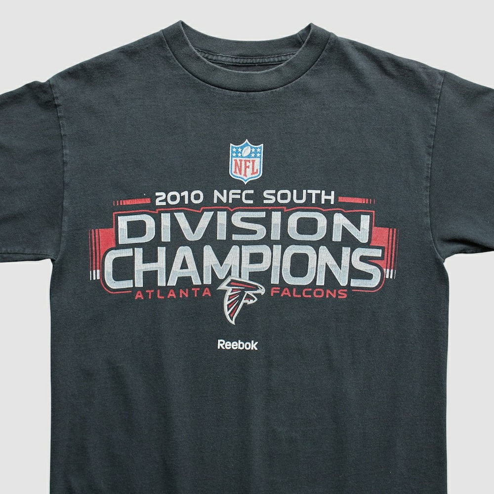 Atlanta Falcons Reebok 2010 T-Shirt - Black Vintage for sale