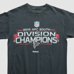 Atlanta Falcons Reebok 2010 T-Shirt - Black Vintage for sale