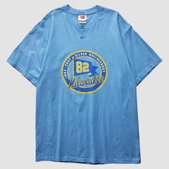 Milwaukee Brewers 2007 T-Shirt Light Blue Vintage
