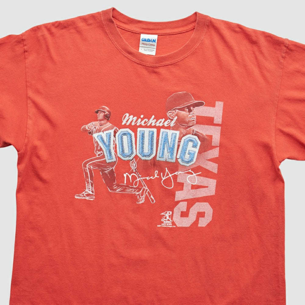 Texas Rangers 2011 T-Shirt Orange Vintage