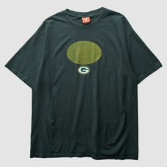 Green Bay Packers NFL 2000s T-Shirt - Black Vintage outlet