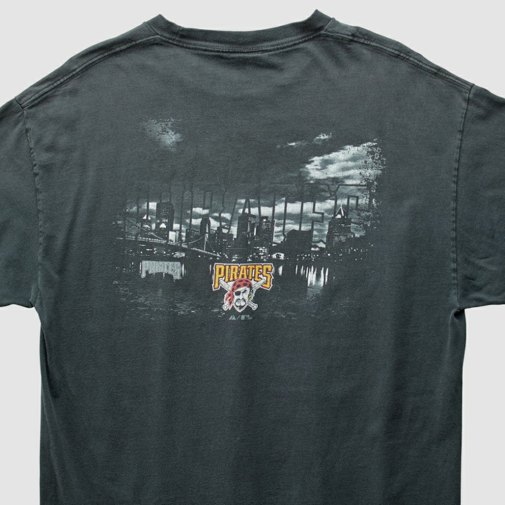 Pittsburgh Pirates Majestic 2010 T-Shirt Black Vintage