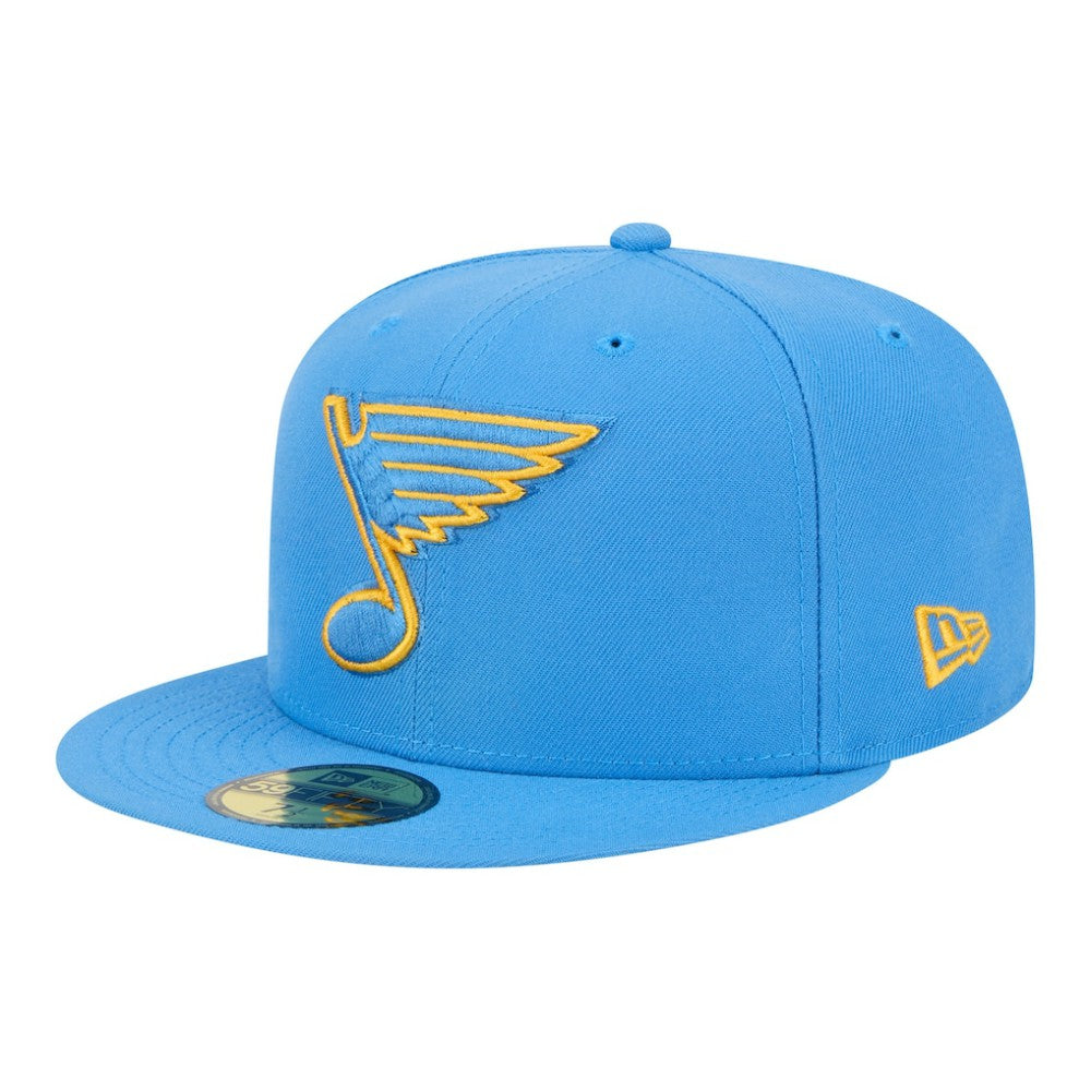 St. Louis Blues New Era Core 59FIFTY Fitted Hat - Light Blue Hats
